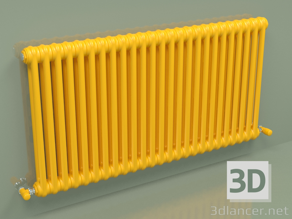 Modelo 3d Radiador TESI 2 (H 600 25EL, amarelo melão - RAL 1028) - preview