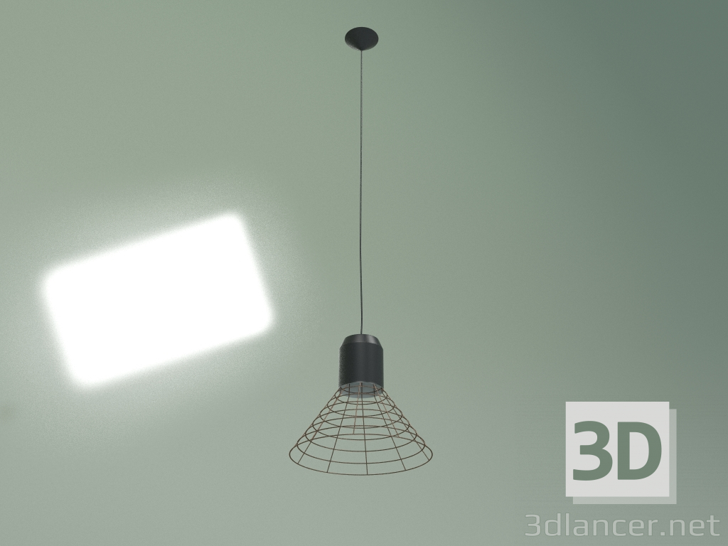 Modelo 3d Lâmpada de suspensão Crinoline Grande - preview