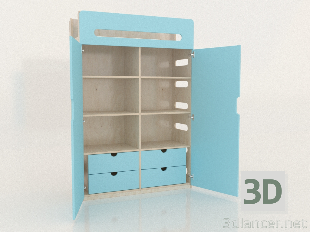 modello 3D Armadio a giorno MOVE WF (WBMWF2) - anteprima