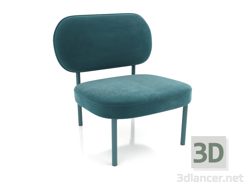 modello 3D Sedia Toptynych (Mare Blu) - anteprima