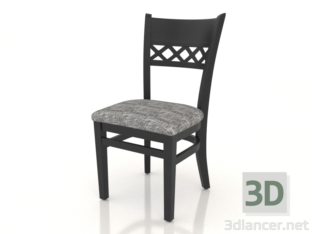 3D modeli Edinburgh Sandalyesi (Dark Wenge) - önizleme