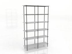 Rack 4 1200X350X1950 mm (bianco RAL 9010)