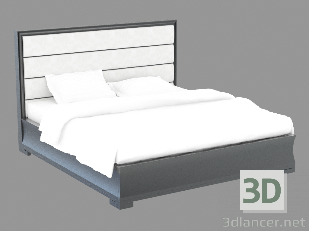 Modelo 3d Cama de casal - preview