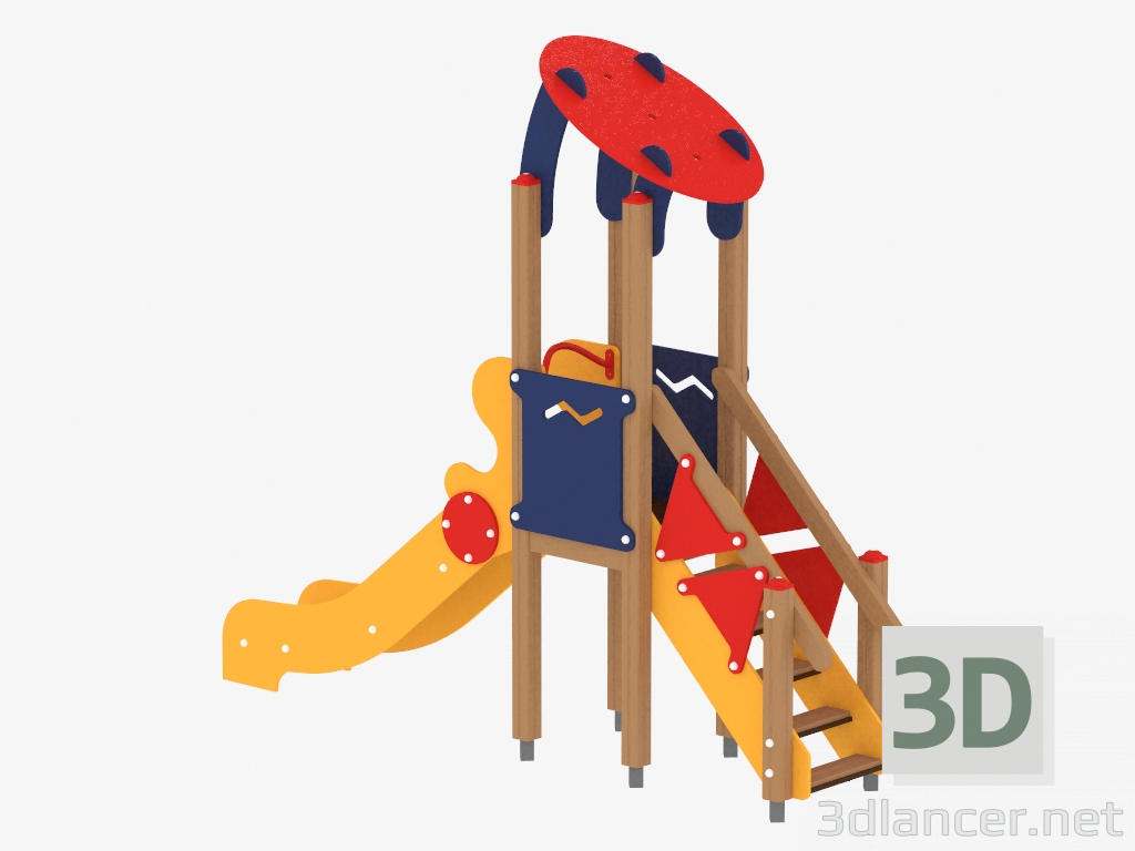 modello 3D Complesso giochi per bambini (1106) - anteprima