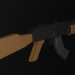 Subfusil ametrallador 3D modelo Compro - render