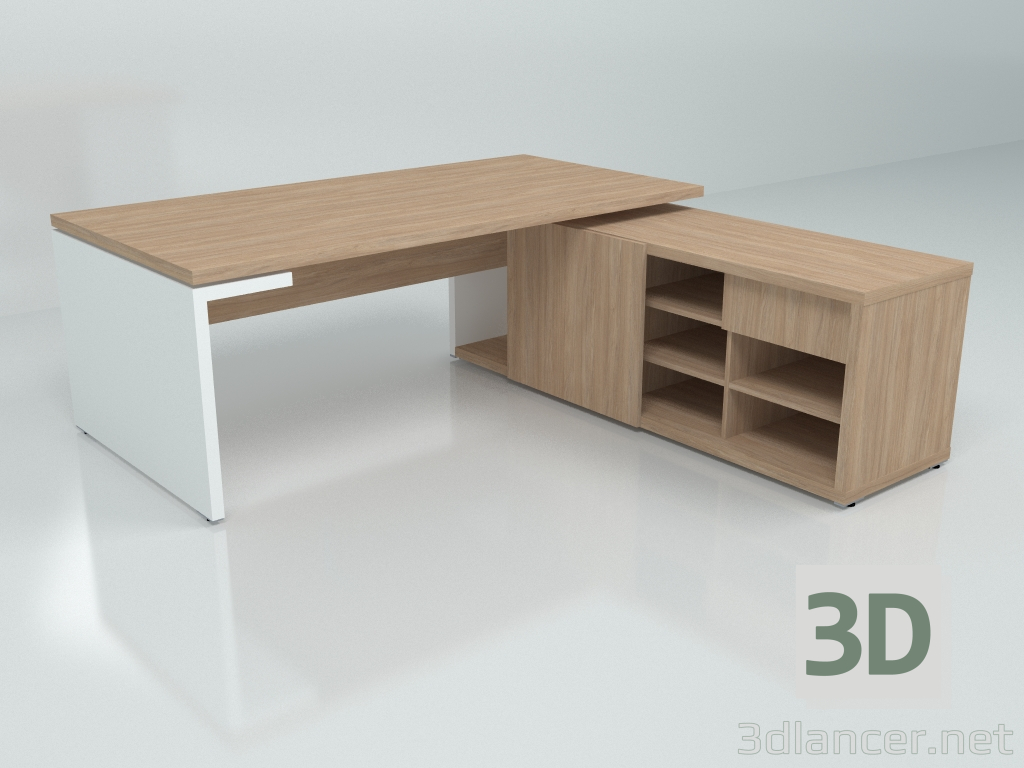 Modelo 3d Mesa de trabalho Mito MIT1P (2278x2080) - preview