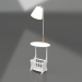 modèle 3D Lampadaire Talius blanc (07187.01) - preview