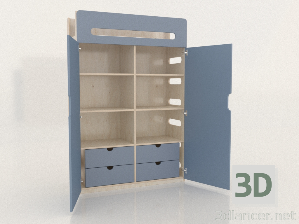 modèle 3D Armoire ouverte MOVE WF (WAMWF2) - preview