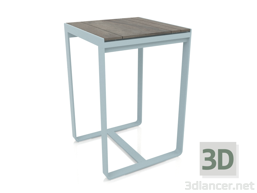 3D modeli Bar masası 70 (DEKTON Radyum, Mavi gri) - önizleme