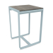 3d model Bar table 70 (DEKTON Radium, Blue gray) - preview