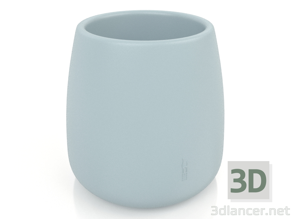 3d model Plant pot 1 (Blue gray) - preview