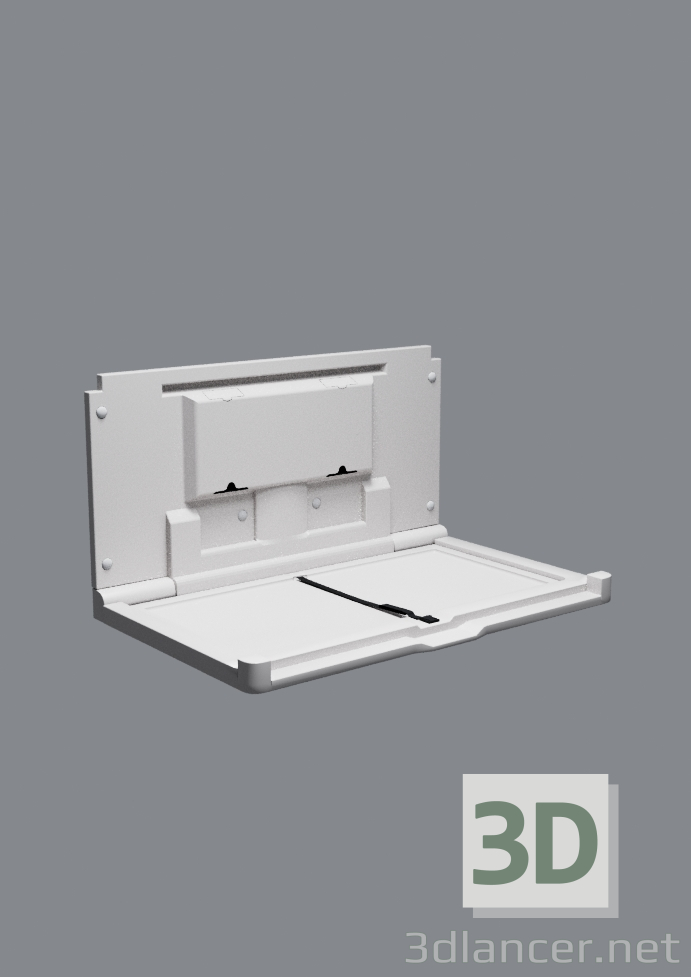 modello 3D fasciatoio - anteprima