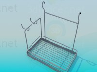 Modelo 3d Rack para cozinha - preview