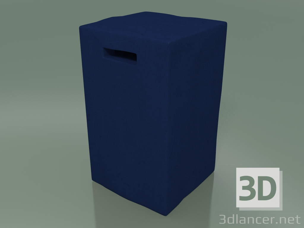 Modelo 3d Mesa de apoio, otomano, rua InOut (43, Azul Cerâmico) - preview