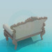 3d model Sofa barroco - vista previa