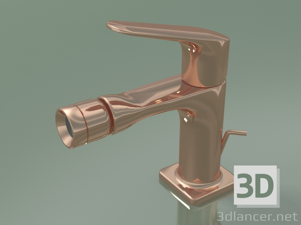 modello 3D Miscelatore monocomando bidet (34210300) - anteprima