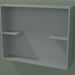 3d model Open box with shelves (90U31002, Silver Gray C35, L 60, P 12, H 48 cm) - preview