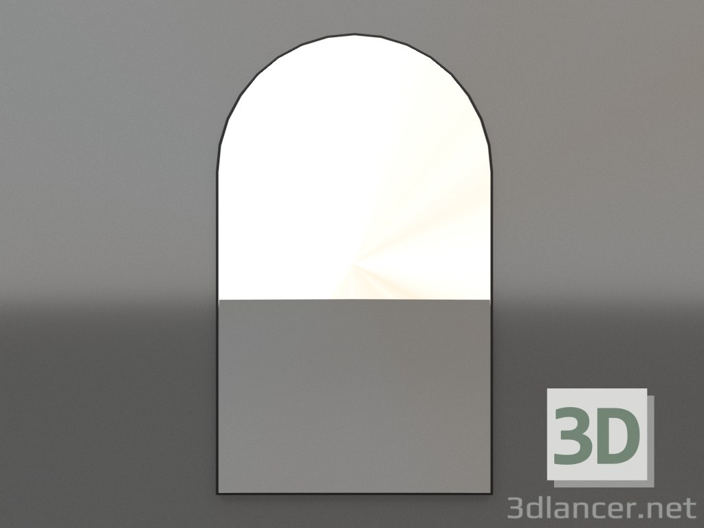 3d model Mirror ZL 24 (450x750, wood black) - preview