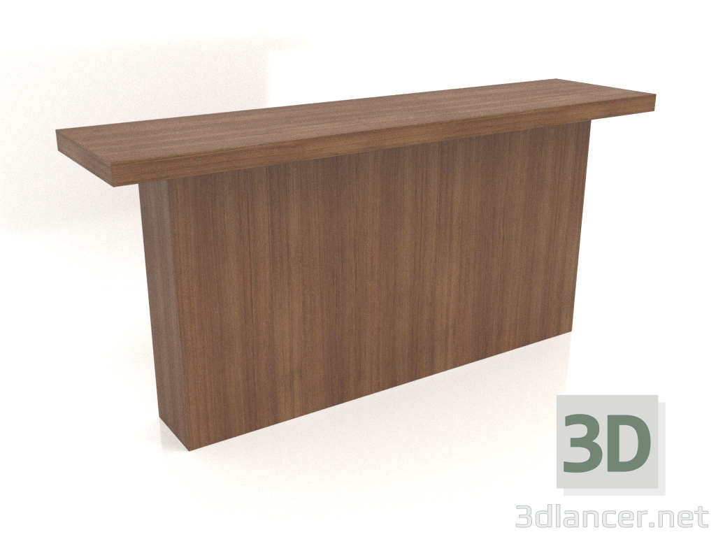 3d модель Стол консольный KT 10 (1600х400х750, wood brown light) – превью