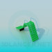 3d model Plastic slide - preview