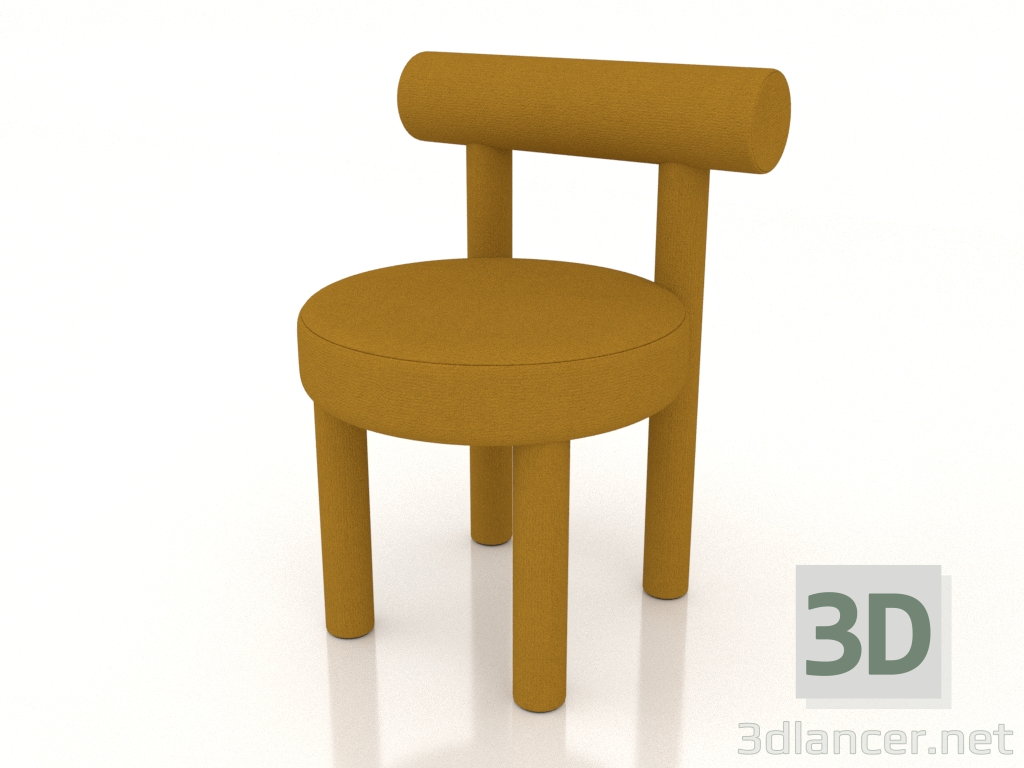 3d model Silla Gropius CS1 (mostaza) - vista previa