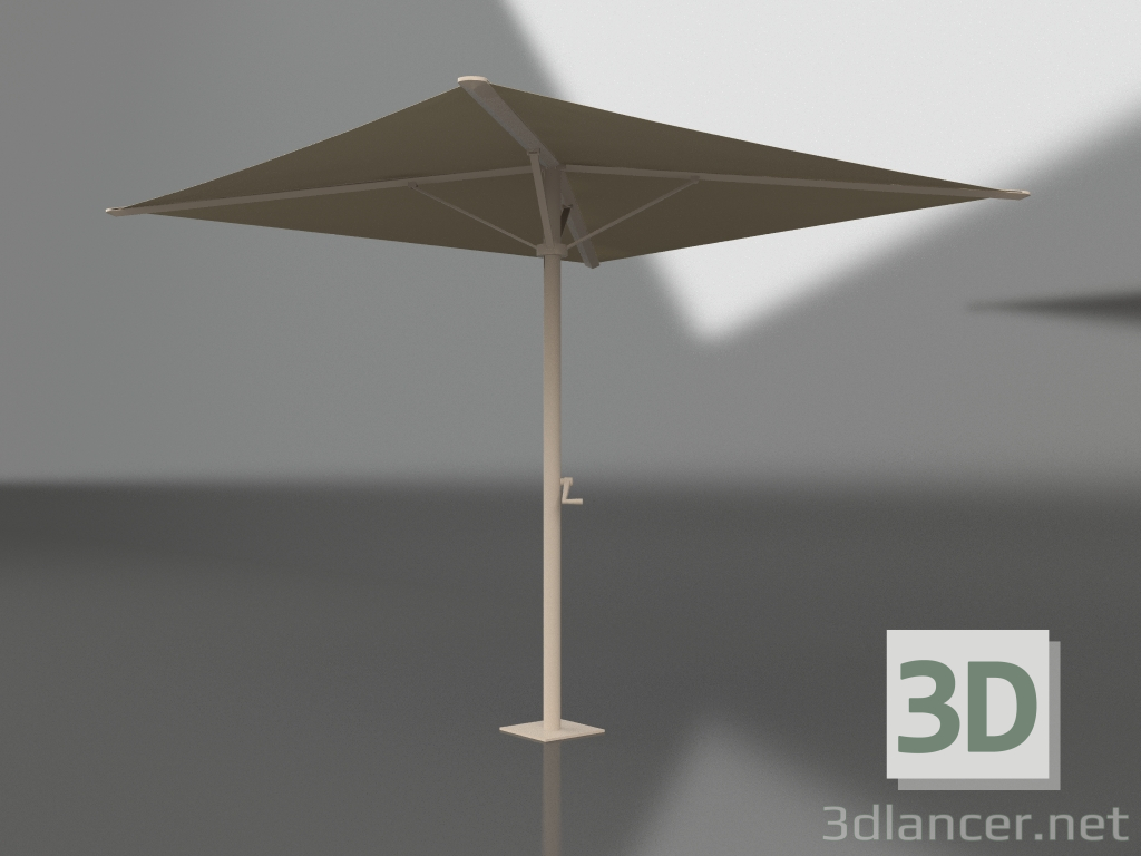 modèle 3D Parapluie pliant avec une petite base (Sable) - preview