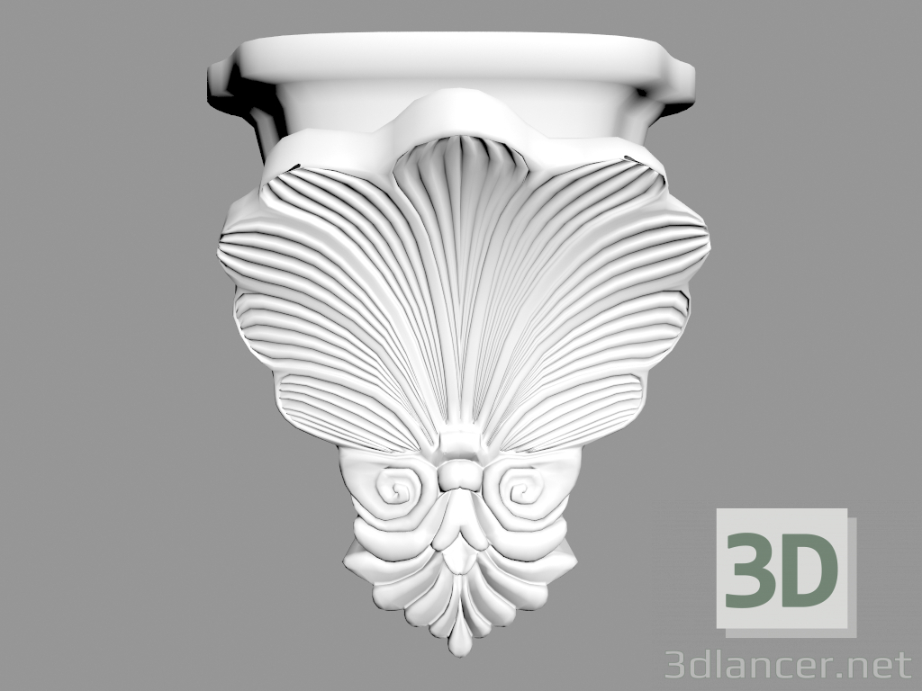 Modelo 3d Painel decorativo W987 - preview