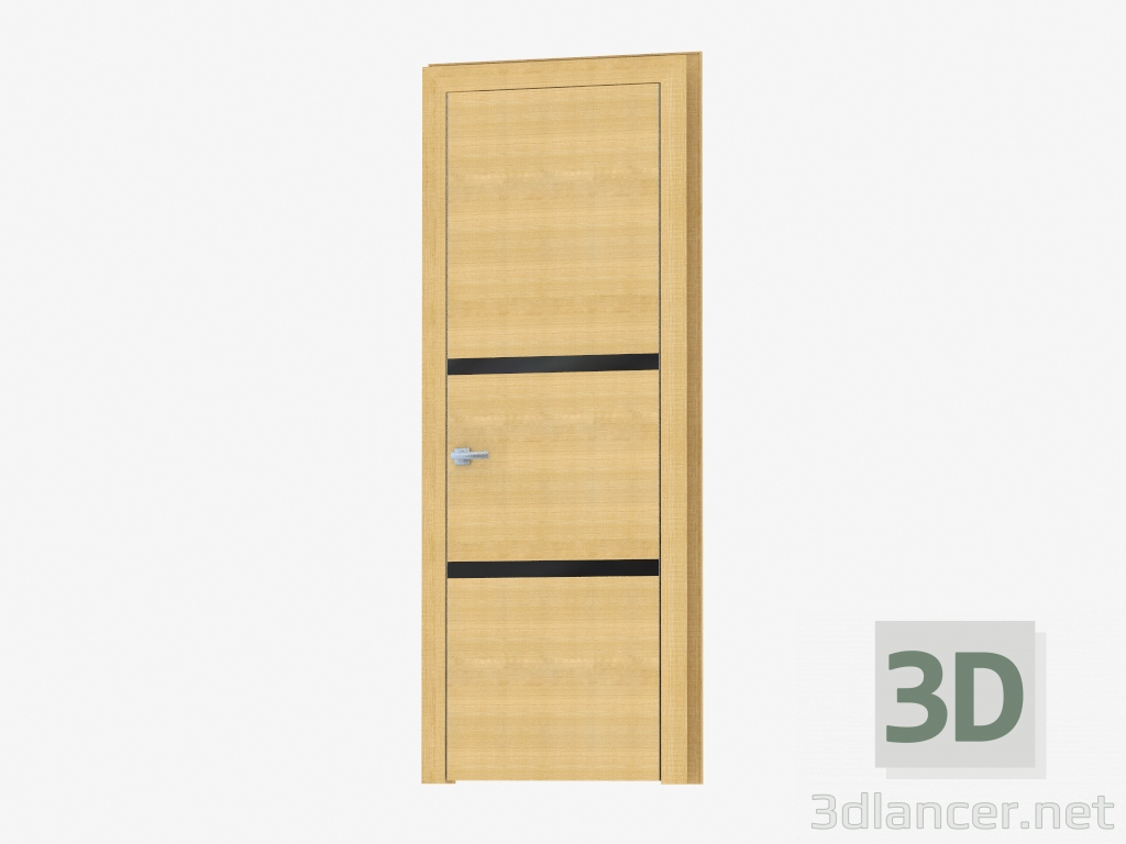 3d model Puerta de interroom (40.30 negro) - vista previa