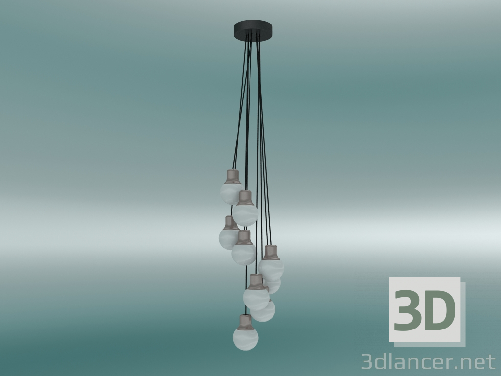 3d model Lámpara colgante Mass Light (NA6, Copper) - vista previa