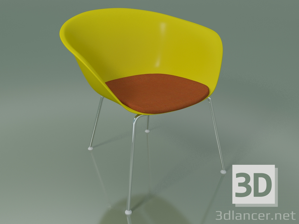 3D Modell Loungesessel 4222 (4 Beine, mit Sitzkissen, PP0002) - Vorschau