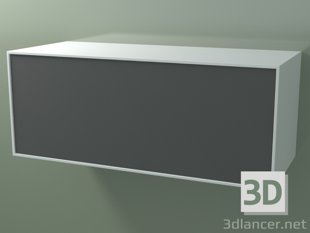 3d model Caja (8AUECB03, Glacier White C01, HPL P05, L 120, P 50, H 48 cm) - vista previa