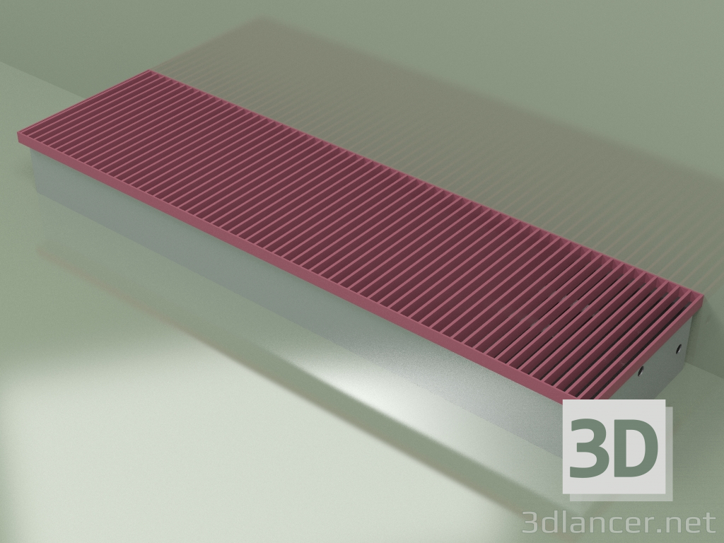 3d model Duct convector - Aquilo F4С (340х1250х140, RAL 4002) - preview