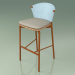 modèle 3D Tabouret de bar 050 (Sky, Metal Rust, Teak) - preview