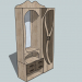 3d model pasillo moderno - vista previa