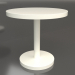 3d model Mesa de comedor DT 012 (D=800x750, color plástico blanco) - vista previa