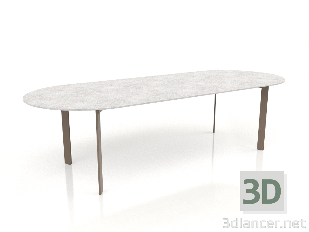 Modelo 3d Mesa de jantar (bronze) - preview