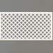 3d model Gypsum ventilation grills VR 018 (229x429x12) - preview