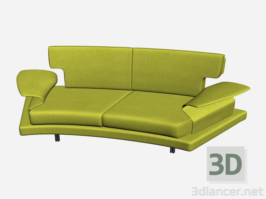 3d model Sofa Maxim 4 imbottito - preview