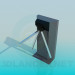 3d model Turnstile to pass - preview