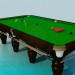 3d model Billiard table - preview