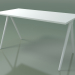 modèle 3D Table rectangulaire 5400 (H 74 - 69x139 cm, mélamine N01, V12) - preview