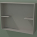 3d model Open box with shelves (90U31002, Clay C37, L 60, P 12, H 48 cm) - preview