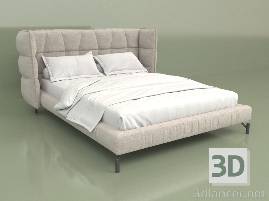 modello 3D Letto Soho 2000x1600 - anteprima