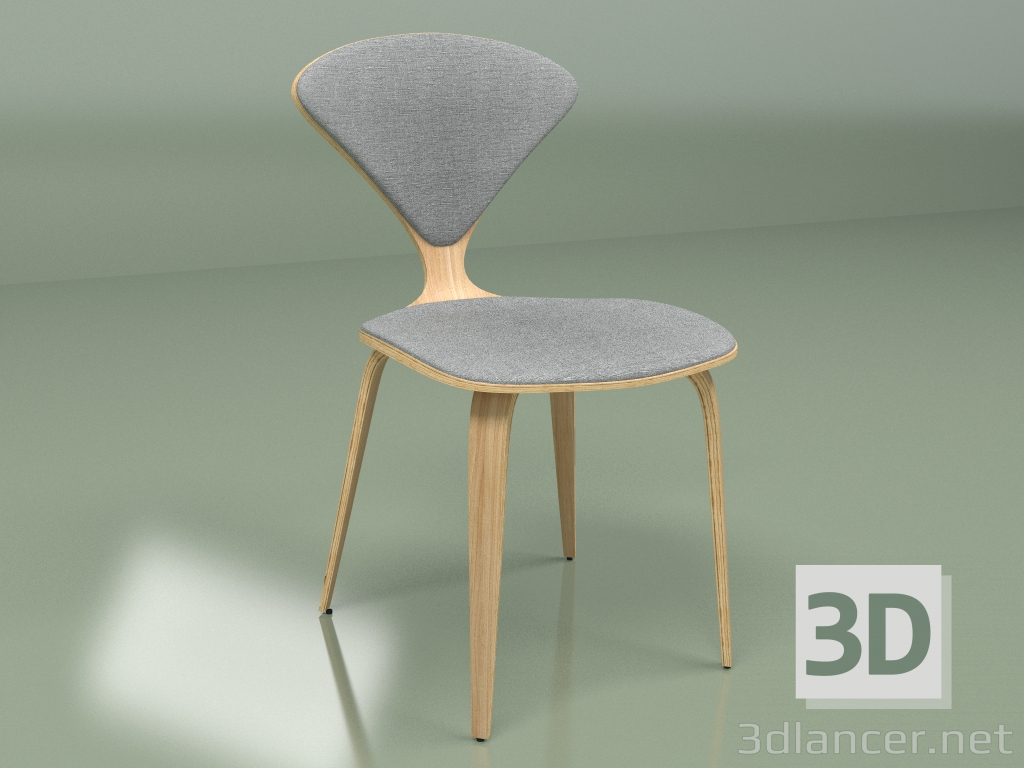 3d model Silla Cherner 2 (gris) - vista previa