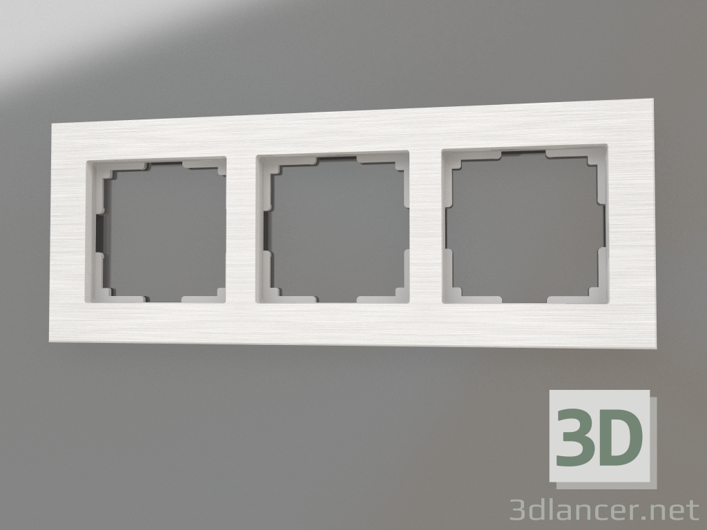 3d model Marco para 3 postes (aluminio) - vista previa