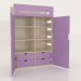 3d model Open wardrobe MOVE WF (WLMWF2) - preview