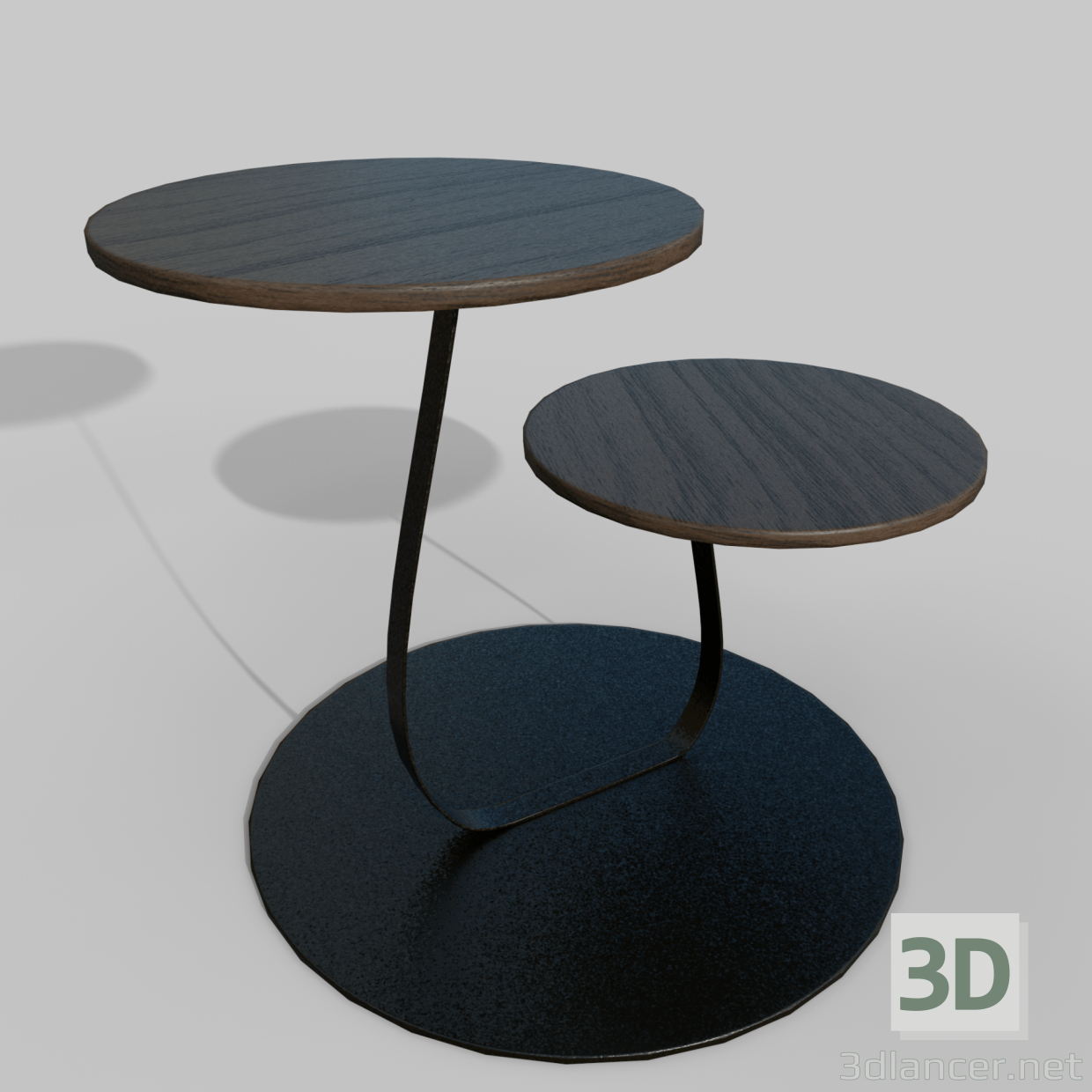 3d Coffee table Mushrooms model buy - render