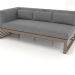 3d model Modular sofa, section 1 left (Bronze) - preview