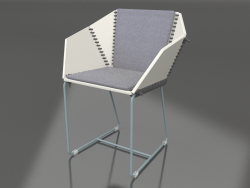 Dining chair (Blue gray)