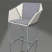 3d model Silla de comedor (gris azul) - vista previa